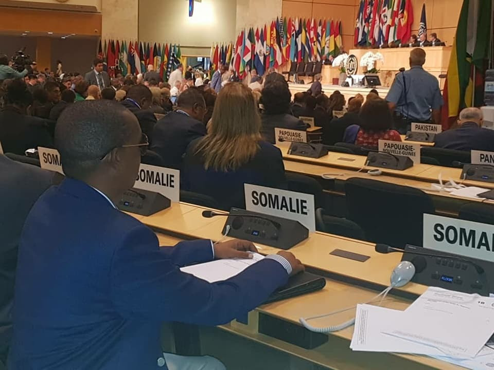 Somalia Journalist's Trade Union (NUSOJ) attend ILO Conference in Geneva