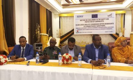 FESOJ and Free Press Unlimited hold forum meeting on challenges to the safety and protection of journalists in Mogadishu