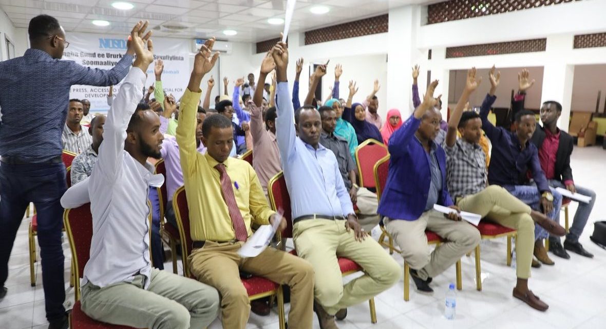 General Assembly of Somali journalist umbrella concluded in Mogadishu, new leadership elected with announcement of name rebranding