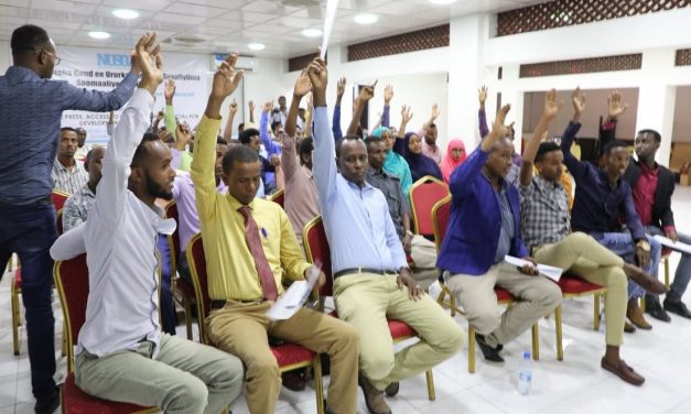 General Assembly of Somali journalist umbrella concluded in Mogadishu, new leadership elected with announcement of name rebranding