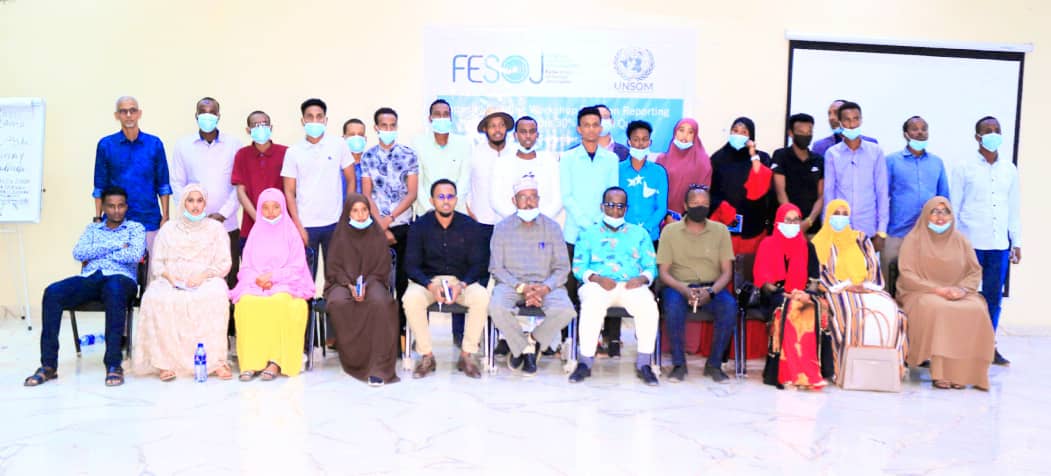 FESOJ Concluded 3-day training for journalists in Kismayo City