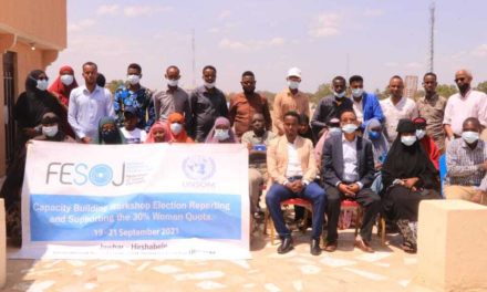 FESOJ Concluded 3-day training for journalists in Jowhar City, Hirshabelle State