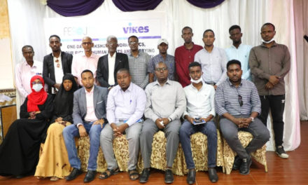 FESOJ concluded with -a day workshop for twenty media managers in Mogadishu