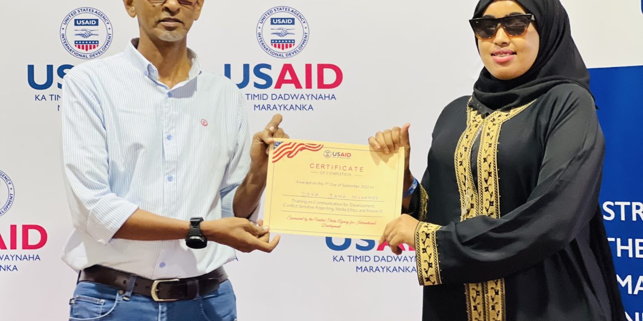 Somali Journalists Participate in USAID Media Training