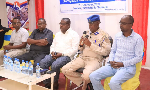 FESOJ held the sixth-panel discussion on press freedom in Jowhar city, Hirshabelle State