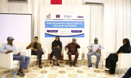 FESOJ held Panel Discussion with disabled journalists, media owners and managers in Mogadishu City, Somalia