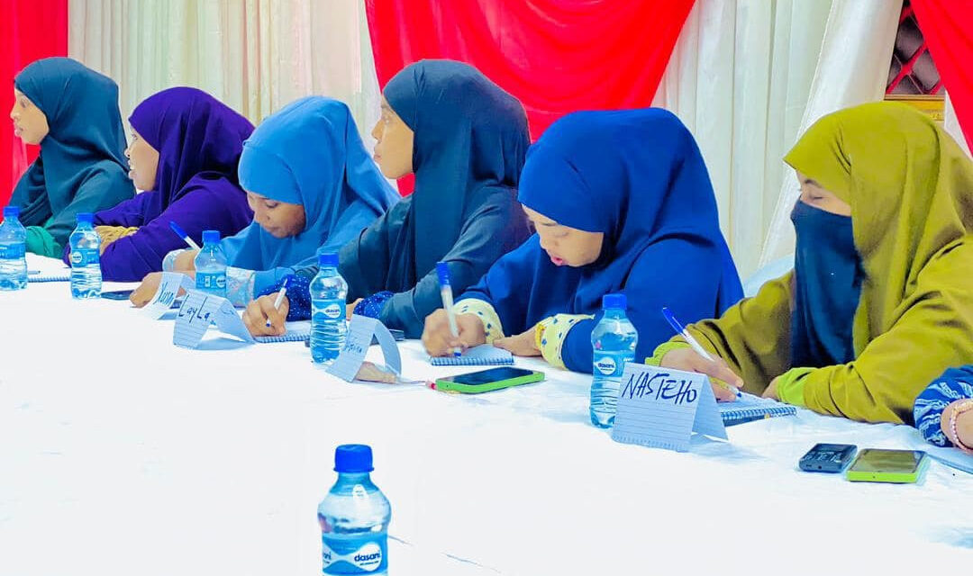 Training workshop improving the professional skills of young journalists concluded in Dhuusamareeb city, Galmudug State