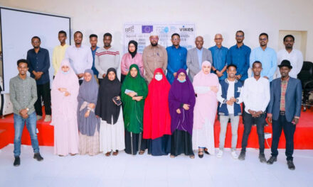 FESOJ concludes a series of training sessions on newly hired journalists and trade union rights in Kismayo, Jubbaland State
