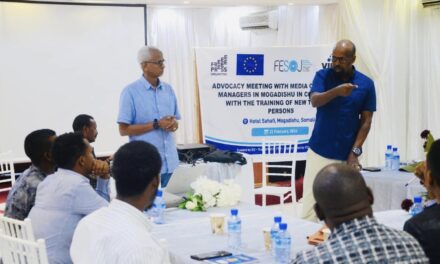 FESOJ held one-day advocacy meeting with media owners and managers in Mogadishu