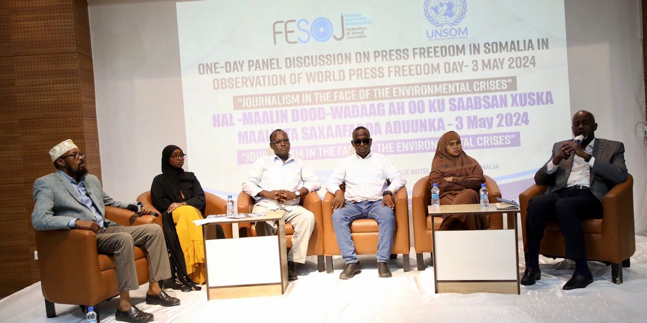 FESOJ Organized Panel Discussion on Press Freedom in Somalia in commemoration for the World Press Freedom Day in Mogadishu