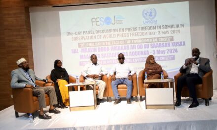 FESOJ Organized Panel Discussion on Press Freedom in Somalia in commemoration for the World Press Freedom Day in Mogadishu