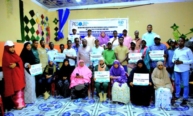 FESOJ held Panel Discussion on Press Freedom in Somalia in marking the WPFD in Beledweyne city, Hirshabelle State