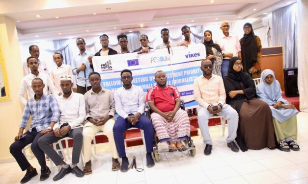 FESOJ concluded one – day follow -up meeting on assessment priority needs for Somali disable journalists