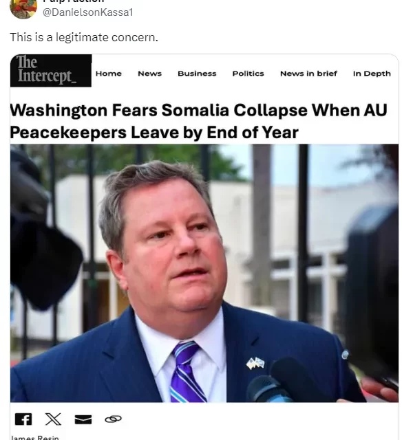 FAKE: This screenshot of an article about Somalia’s future after AU peacekeepers leave is fabricated