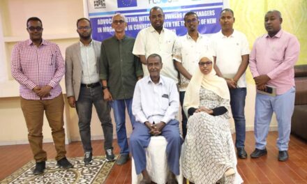 FESOJ organized a one-day advocacy meeting with media owners and managers in Mogadishu, Somalia