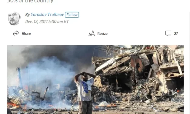 PARTLY FALSE: This image is unrelated to an Al-Shabab attack on an army base in central Somalia