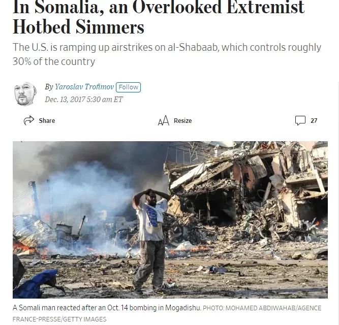 PARTLY FALSE: This image is unrelated to an Al-Shabab attack on an army base in central Somalia