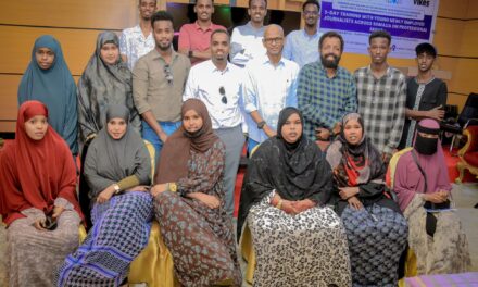 FESOJ has finalized training improving the professional skills of young journalists in Qardho city, Puntland State