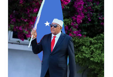 ALTERED: Somaliland presidential candidate holding Somalia’s flag is doctored