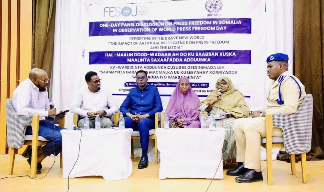FESOJ Marks World Press Freedom Day Highlighting Media Freedom in Somalia
