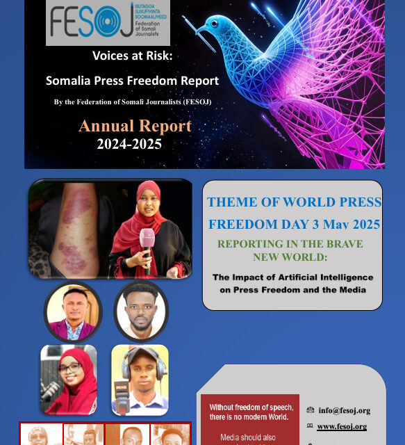 Voices at Risk: FESOJ Annual Report on Press Freedom in Somalia