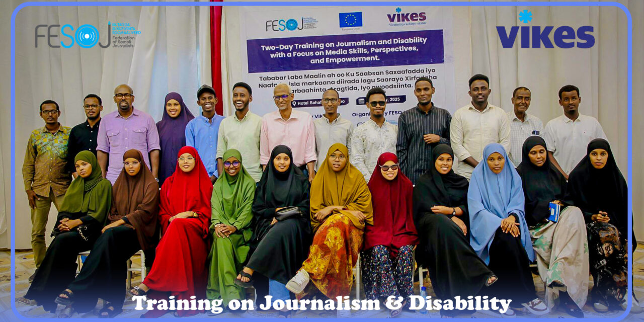 FESOJ Wraps Up Disability Journalism Training with Support from VIKES