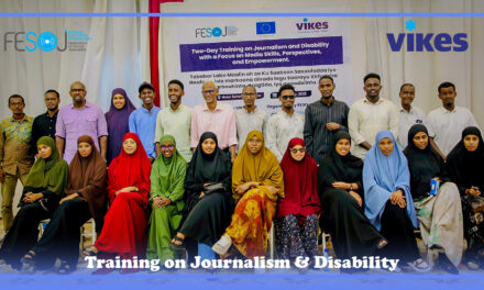 FESOJ Wraps Up Disability Journalism Training with Support from VIKES