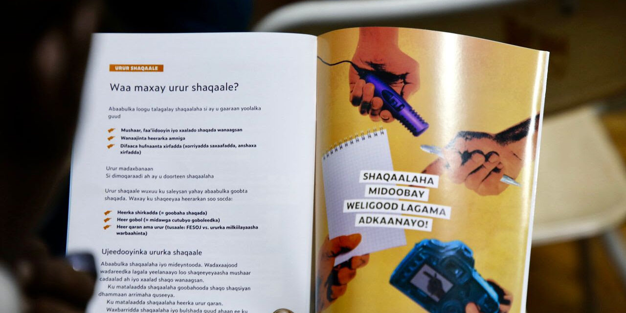 FESOJ Completed Extended Training on Trade Union Rights with Trusted Persons in Mogadishu