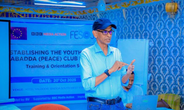 FESOJ Launches Youth Peace Club Initiative in Baidoa to Promote Peace through Social Media