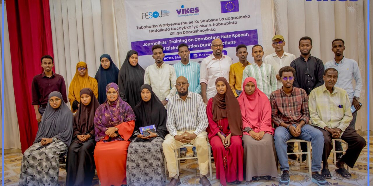 FESOJ Successfully Conducted Training on Combating Hate Speech and Disinformation During Elections